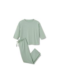 Tchibo - Pyžamo - pro ženy - vel. S 36/38 - barva: zelen&aacute;/s proužky