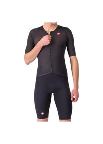 Castelli Free Sanremo Tri Suit S/S Cycling skinsuit Men (S, grey)