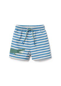 Tchibo - Dětské koupací šortky - vel. 86/92 - barva: modrá/s proužky