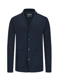 Marc O'Polo Velk&eacute; Velikosti - Marc O'Polo - Pleten&eacute; sako z biobavlny - 5XL - N&aacute;mořnick&aacute; Modr&aacute;