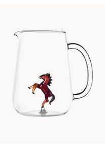 Ichendorf Ručně vyrobená karafa z borosilikátového skla Horse Transparentní Sklo 1,7 l