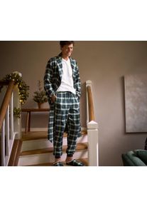 Tchibo - Flanelov&yacute; župan - pro muže - vel. L - barva: modr&aacute;