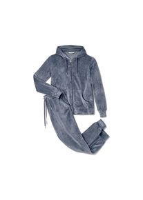 Tchibo - Domácí souprava z plyšového úpletu - pro ženy - vel. S 36/38 - barva: modrá