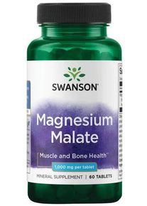 Swanson Magnesium Malate 1,000 mg, 60 Tabletten