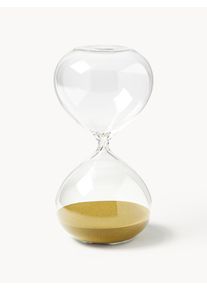 POLSPOTTEN Skleněné přesýpací hodiny Ball, 30 minut Transparentní, Zlatá Sklo Ø 10 cm, V 20 cm