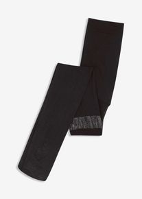 Punčochov&eacute; kalhoty v nadkolenkov&eacute;m vzhledu 70 den s recyklovan&yacute;m polyamidem | Čern&aacute; | Vel. 40/42 (M) | bonprix