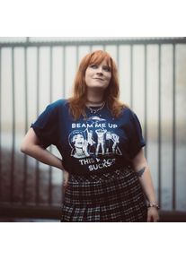 Stranger Things - Beam Me Up T-Shirt - XXL - Blau