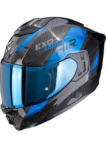 Scorpion EXO-1500 Carbon Air Platted, full face helmet , color: Black/Blue , size: XXL