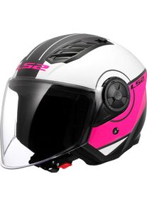 LS2 OF616 Airflow II Cover, open face helmet , color: White/Pink/Black , size: 3XL