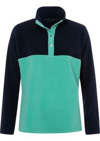 Damske Fleecové tričko s kontrasty námořnická modrá-modrozelená ,velikost 42