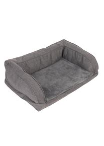 Ortopedický pelíšek pro psy - šedý - náhradní potah, tmavě šedý, vel. M