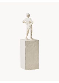 KÄHLER DESIGN KÄHLER Ručně vyrobená dekorace Astro Löwe Bílá Hlína Š 8 cm, V 30 cm