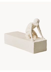 KÄHLER DESIGN KÄHLER Ručně vyrobená dekorace Astro Widder Bílá Hlína Š 18 cm, V 12 cm