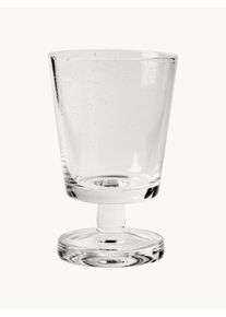 Broste Copenhagen Sklenice na bílé víno Bubble Transparentní Ø 8 cm x V 12 cm