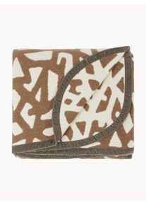 Lanerossi Pléd z panenské vlny Tribal Hnědá Š 220 cm, D 250 cm