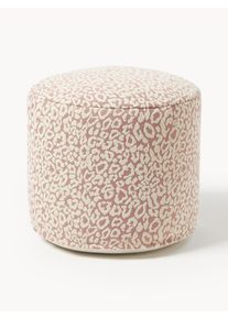 Palais Ručně vyroben&yacute; interi&eacute;rov&yacute; a exteri&eacute;rov&yacute; puf Maya Pudrov&aacute; Uměl&eacute; vlakno &Oslash; 50 cm, V 40 cm