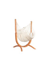 Marimex | Houpac&iacute; sedačka se stojanem La Siesta Udine Organic, latte | 11640604