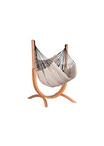 Marimex | Houpac&iacute; sedačka se stojanem La Siesta Udine Organic, zebra | 11640603