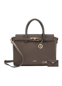 L.Credi Konstanze Handtasche 37 cm grau