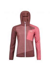 Ortovox Women's Windbreaker Jacket Windproof jacket Women (M, pink)