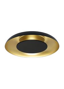 LED Stropní svítidlo PIATTINO LED/30W/230V 3000/4000/6000K pr. 40 cm černá/zlatá ML1812
