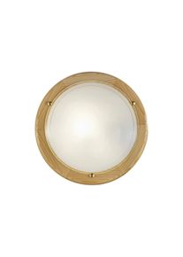 Eglo 3894 - Stropní svítidlo UFO 2xE27/60W/230V pr. 38 cm borovice 3894