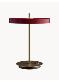 Umage Přenosná LED stolní lampa Asteria Červená Ø 31 cm, V 42 cm