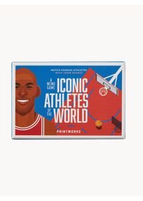 PRINTWORKS Karetní hra Iconic Athletes Červená, Modrá Š 15 cm, H 10 cm