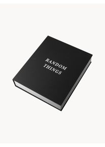 PRINTWORKS Skladovací krabička Random Things Černá Š 32 cm, V 27 cm