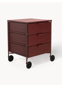 Kartell Kancelářská skříňka Mobil Červená Umělá hmota Š 49 cm, V 63 cm