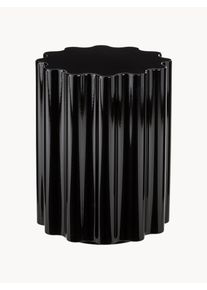 Kartell Designová stolička/odkládací stolek Colonna Černá Umělá hmota Ø 35 cm, V 46 cm