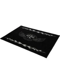 Oxford Flame, door mat , color: Black/Grey , size: 90x60 cm