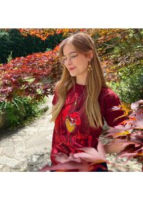 T-shirt Alastor pour les fans de Hazbin Hotel rouge - M - Rouge