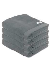 Tom Tailor Muži Ručník šedá / bílá 50x100cm