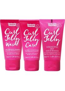 Umberto Giannini Curl Jelly Startovací sada pro kadeře Hydratační šampony