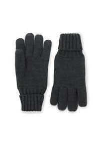 Tchibo - Pleten&eacute; rukavice - pro muže - vel. 9,5 - barva: &scaron;ed&aacute;