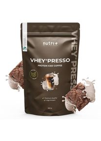 nutri+ VHEY presso - Protein Iced Coffe, 800 g Beutel, Chocolate-Brownie