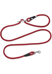 Curli Vario Comfort Hundeleine, circle red, L