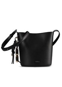 Furla Roxie Umhängetasche Leder 18.5 cm schwarz
