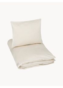 Cam Cam Copenhagen Dětské povlečení z bavlněného saténu Camel Béžová, Bílá Satén/mako-satén, Bavlna, Organická bavlna 100 x 140 cm + 1 polštář 40 x 45