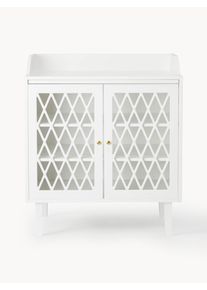 Cam Cam Copenhagen Přebalovac&iacute; skř&iacute;ňka Harlequin B&iacute;l&aacute; Dřevo &Scaron; 84 cm, V 100 cm