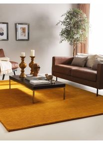 benuta Nest Vlněný koberec Jamal Žlutý 200x300 cm Uni