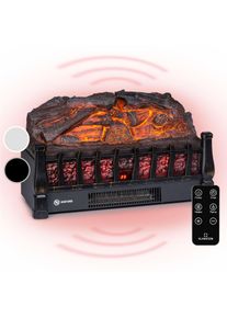 Klarstein Kamini FXL 2G, elektrick&yacute; krb, krbov&aacute; vložka, 1800 W, 3D LED iluze plamene, b&iacute;l&yacute;