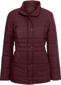 Damske Pro&scaron;&iacute;van&aacute; bunda se stoj&aacute;čkem burgundsk&aacute; ,velikost 40