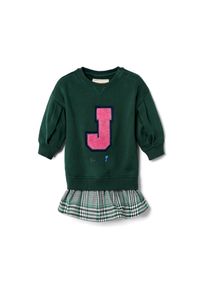 Tchibo - Šaty - pro dívky - vel. 122/128 - barva: modrá/kostkovaný