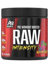 ALL-STARS All Stars Raw Intensity Pre-Workout Booster, 320 g Dose, Berry Blast