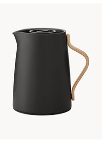 Stelton Vakuová konvice na čaj Emma Černá Dřevo, Umělá hmota, Masivní dřevo, Kov Ø 14 cm, V 19 cm