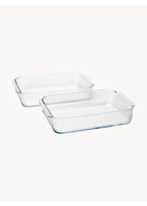 Stelton Sada zapékacích nádob Pilastro, 2 díly Transparentní Š 21 cm, V 6 cm