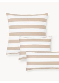 Pruhovaný bavlněný oboustranný povlak na polštář Lorena Bílá Bavlna Š 50 cm, D 80 cm | Westwing Collection