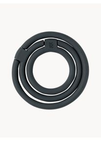 RIG-TIG by STELTON Podložka pod hrnec Circles Černá Umělé vlakno, Látka Ø 13 cm